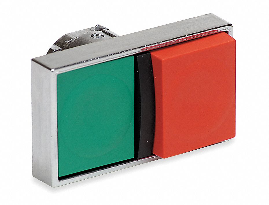 Push Button Operator, Size: 22mm, Number of Heads: 2 - Grainger