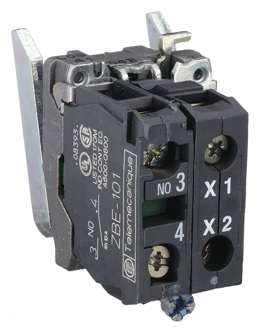 Lamp Module and Contact Block: 22 mm Panel Mounting Size, 1NO, Incandescent