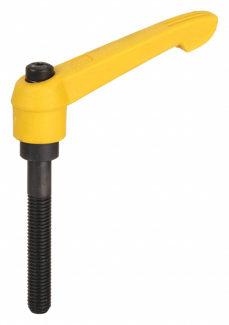 KIPP, Plastic w/ Steel Thread, 1/4"20 Thread, Adjustable Handle