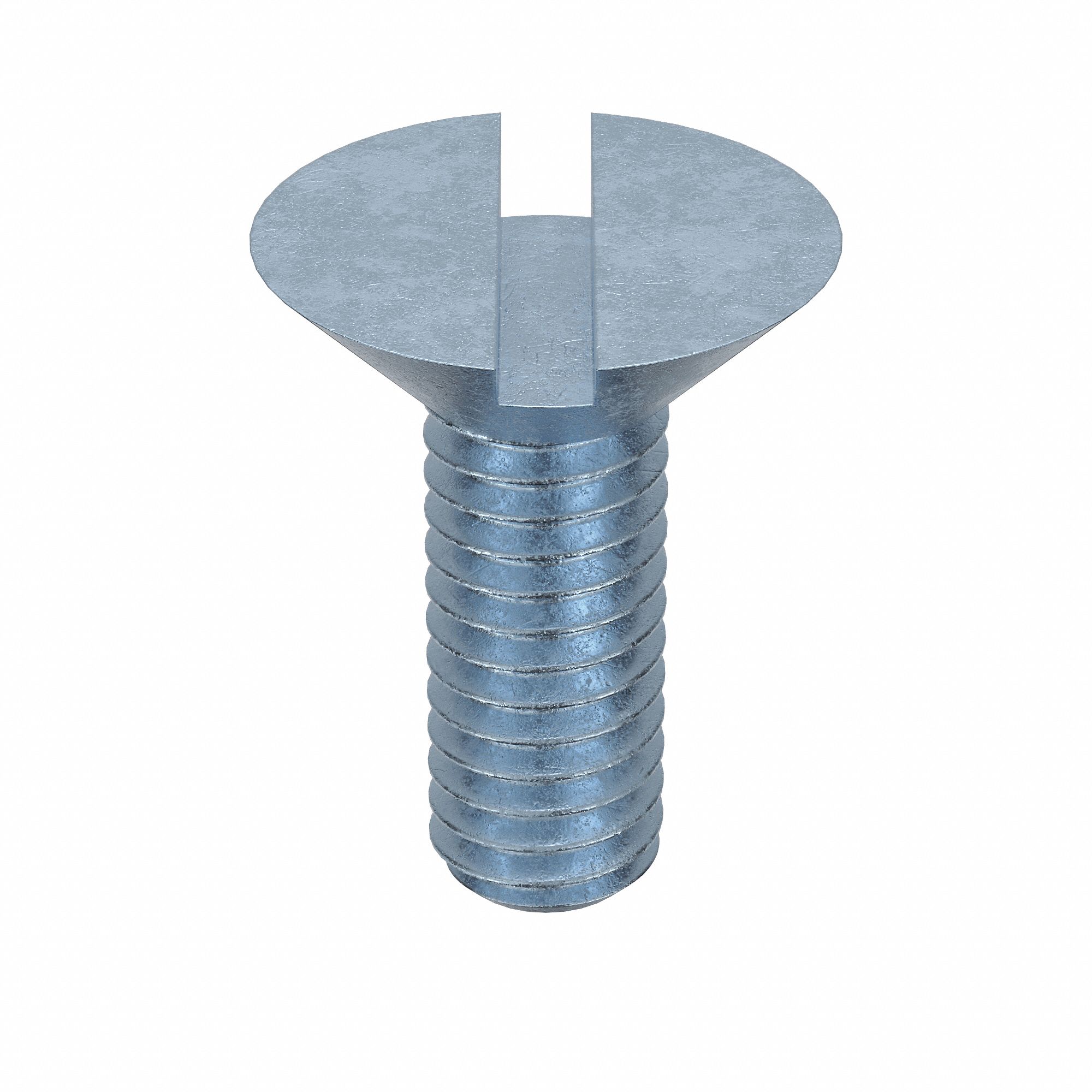 Machine Screw: M4x0.70 Thread Size, 12 mm Lg, Class 4.8, Steel, Zinc-Plated, Flat, Slotted, 100 PK