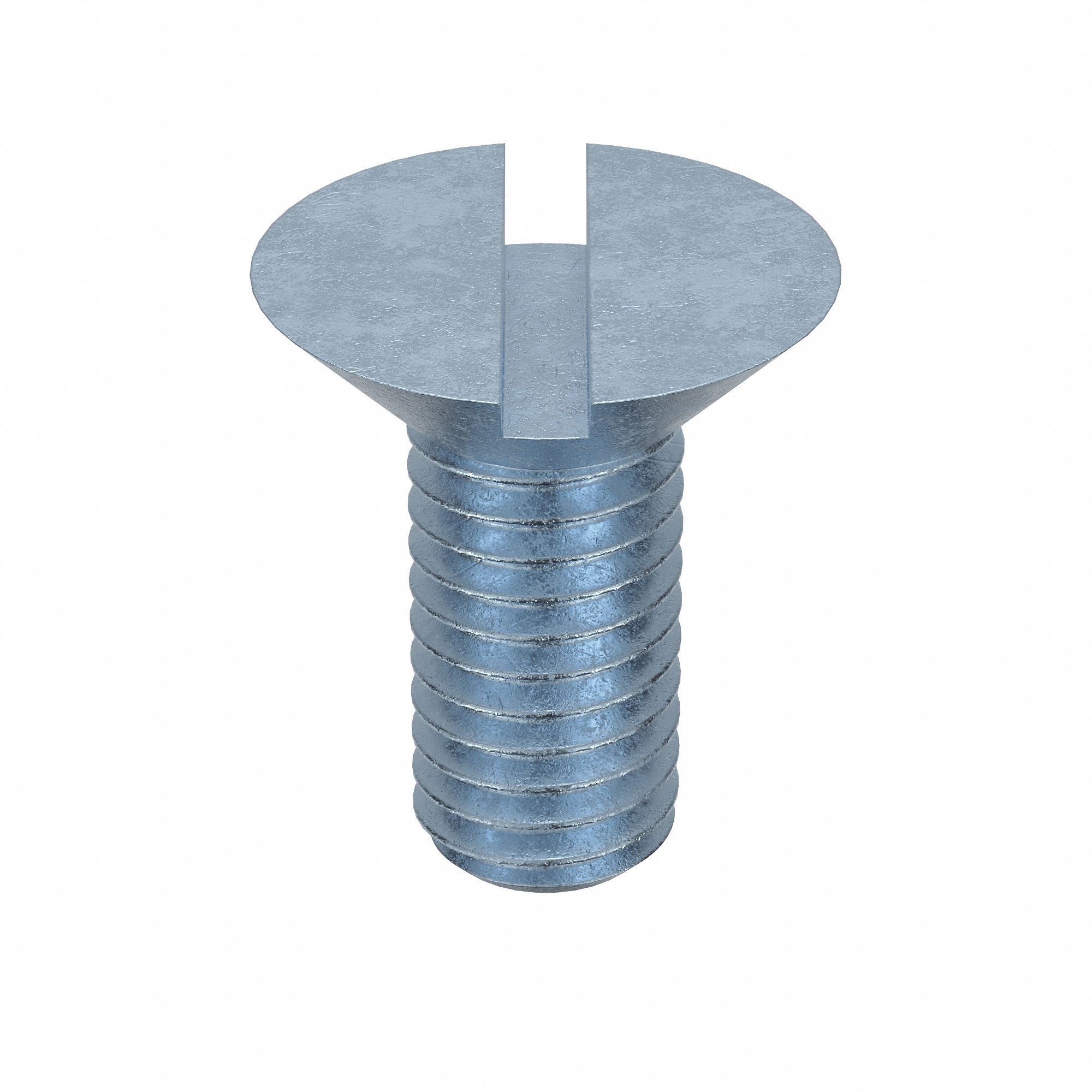 MACHINE SCREW, M5 THREAD SIZE, 12MM L, STEEL, ZINC PLATED, FLAT, SLOTTED, METRIC, 100 PK