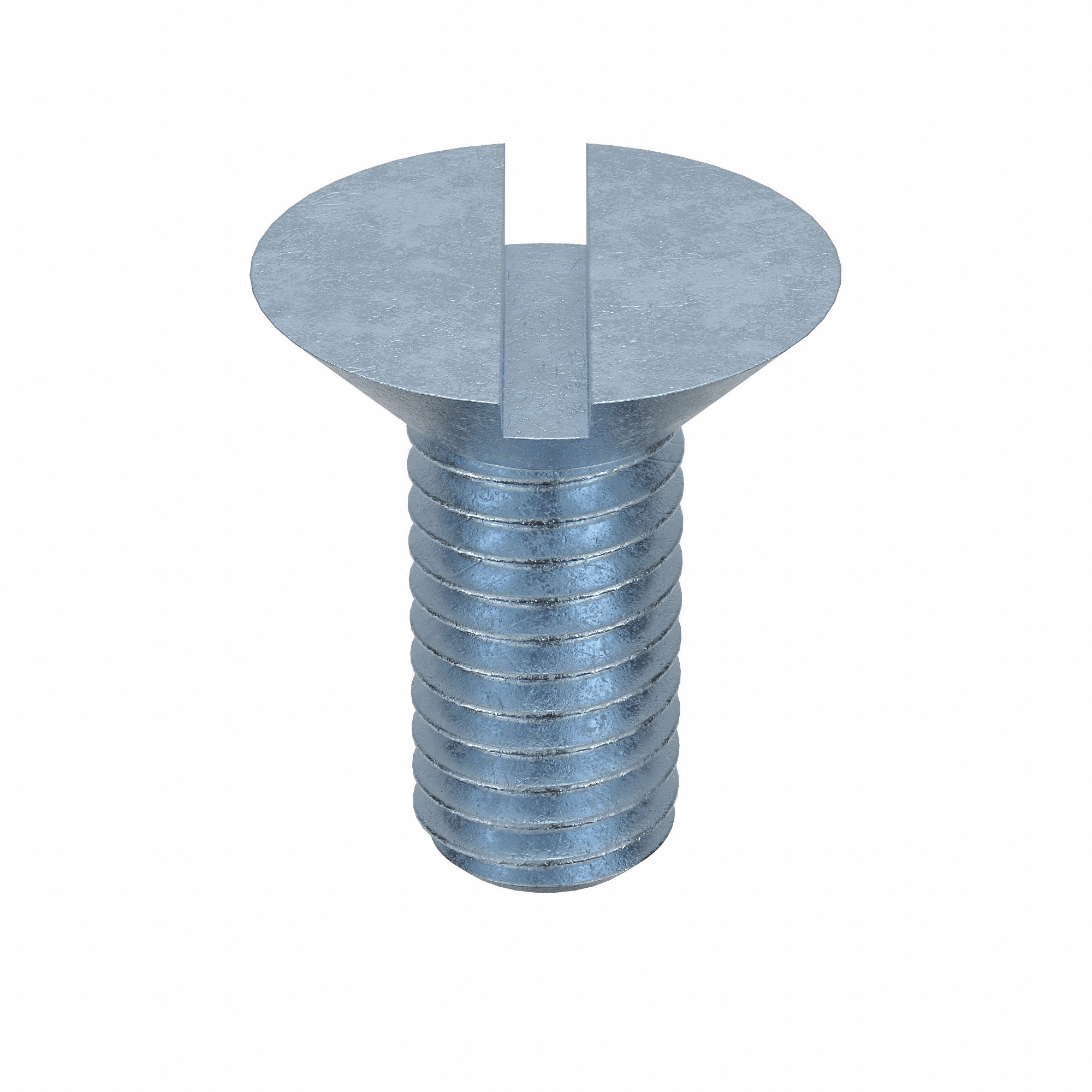 MACHINE SCREW, M5 THREAD SIZE, 12MM L, STEEL, ZINC PLATED, FLAT, SLOTTED, METRIC, 100 PK