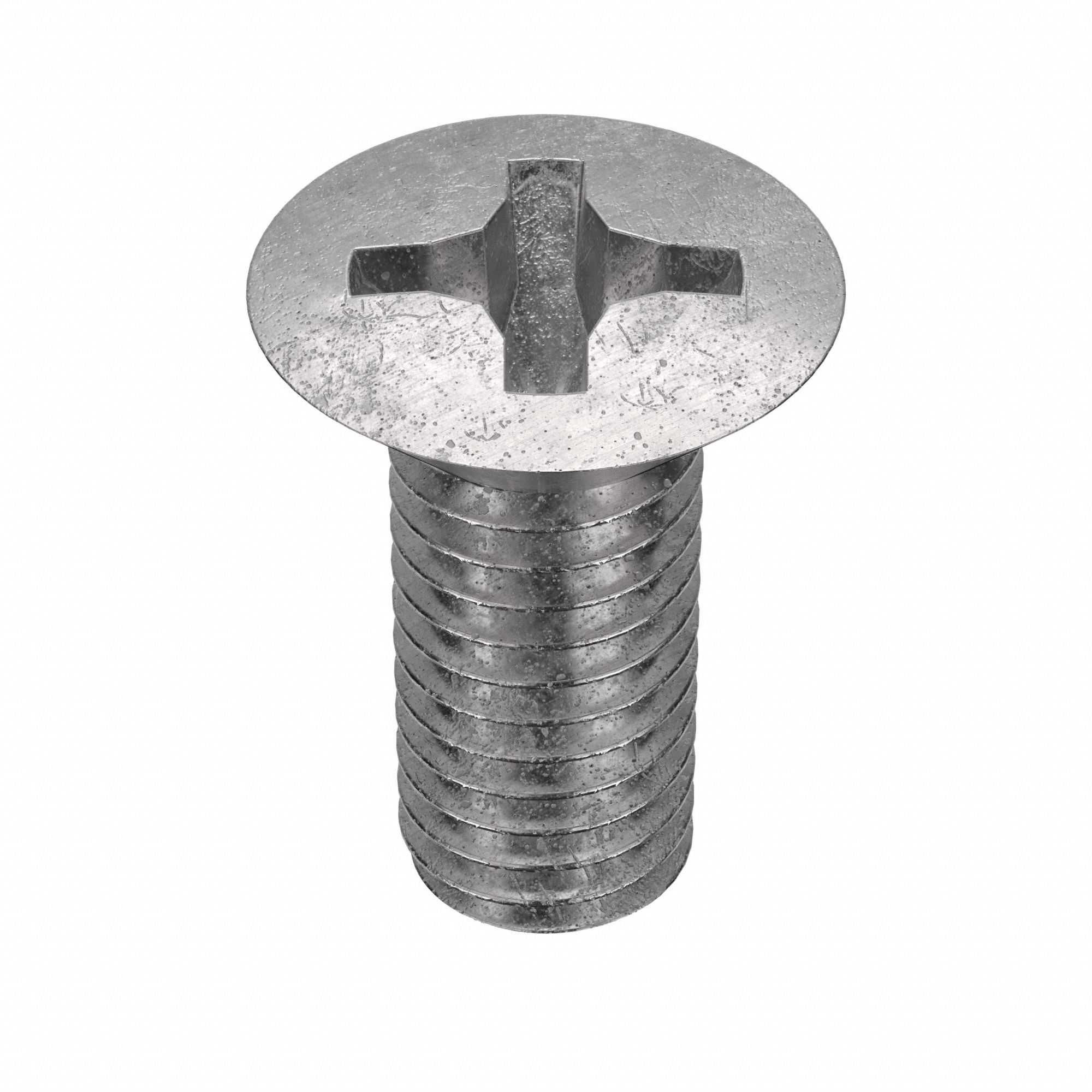 Machine Screw: M5x0.80 Thread Size, 10 mm Lg, 18-8, Stainless Steel, Plain, Oval, Phillips, 100 PK