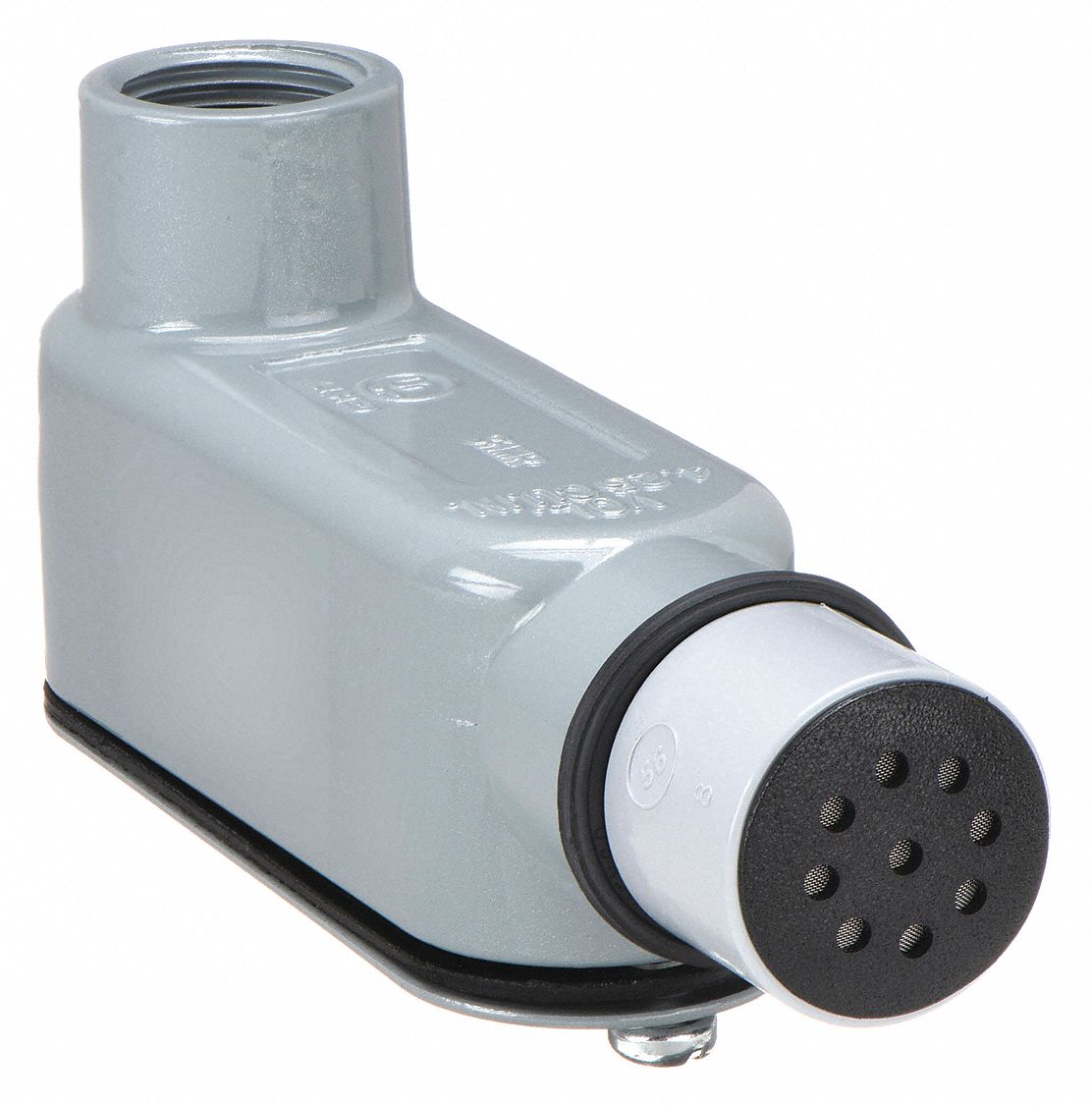 Temperature Sensor: Outdoors, Conduit Box, -40°F to 248°F, Aluminum, Single Measurement, Metal