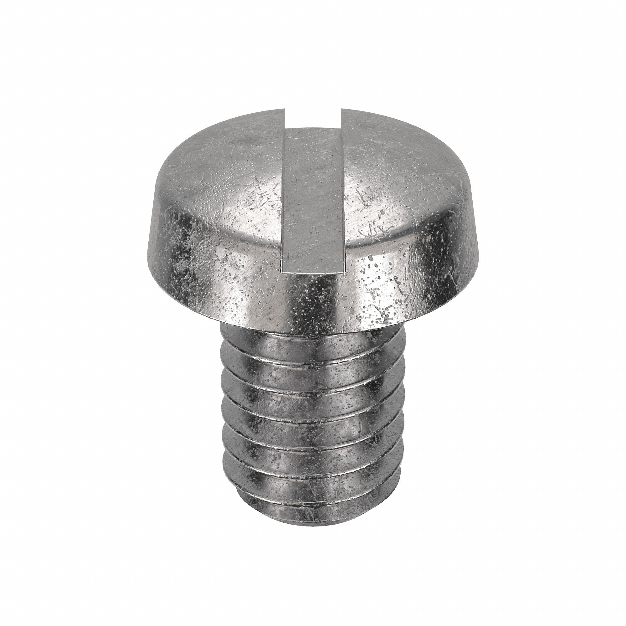 Machine Screw: M4x0.70 Thread Size, 6 mm Lg, 316, Stainless Steel, Plain, Cheese, Slotted, 50 PK