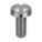 MACHINE SCREW, M2 THREAD, 5MM L, 18-8 SS, PLAIN FINISH, CHEESE, SLOTTED, METRIC, 100 PK