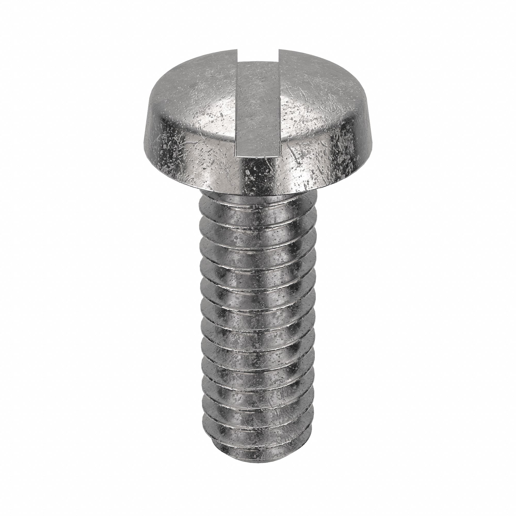 MACHINE SCREW, M2 THREAD, 6MM L, 18-8 SS, PLAIN FINISH, CHEESE, SLOTTED, METRIC, 100 PK