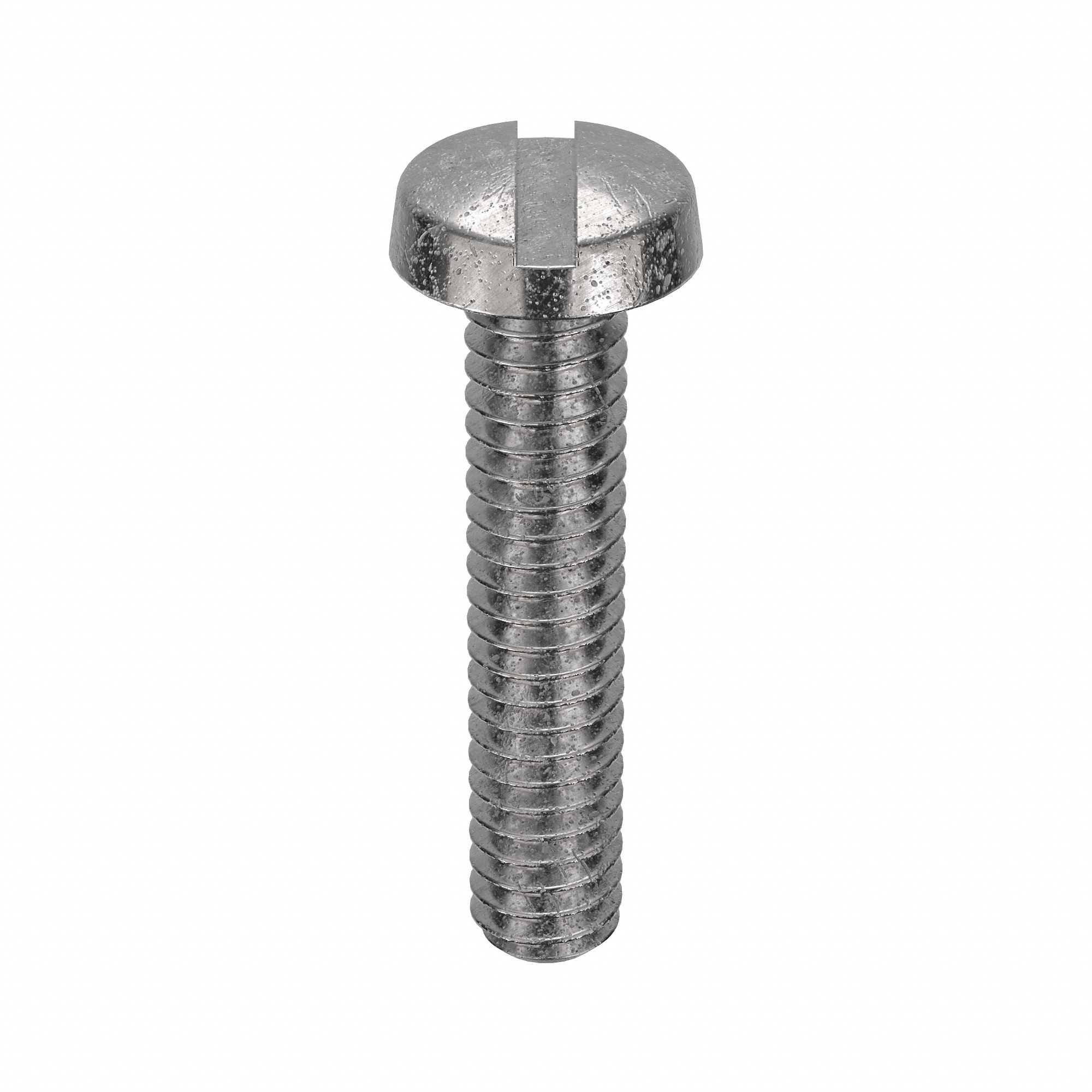 MACHINE SCREW, M2 THREAD, 10MM L, 18-8 STAINLESS STEEL, PLAIN FINISH, CHEESE, SLOTTED, 100 PK