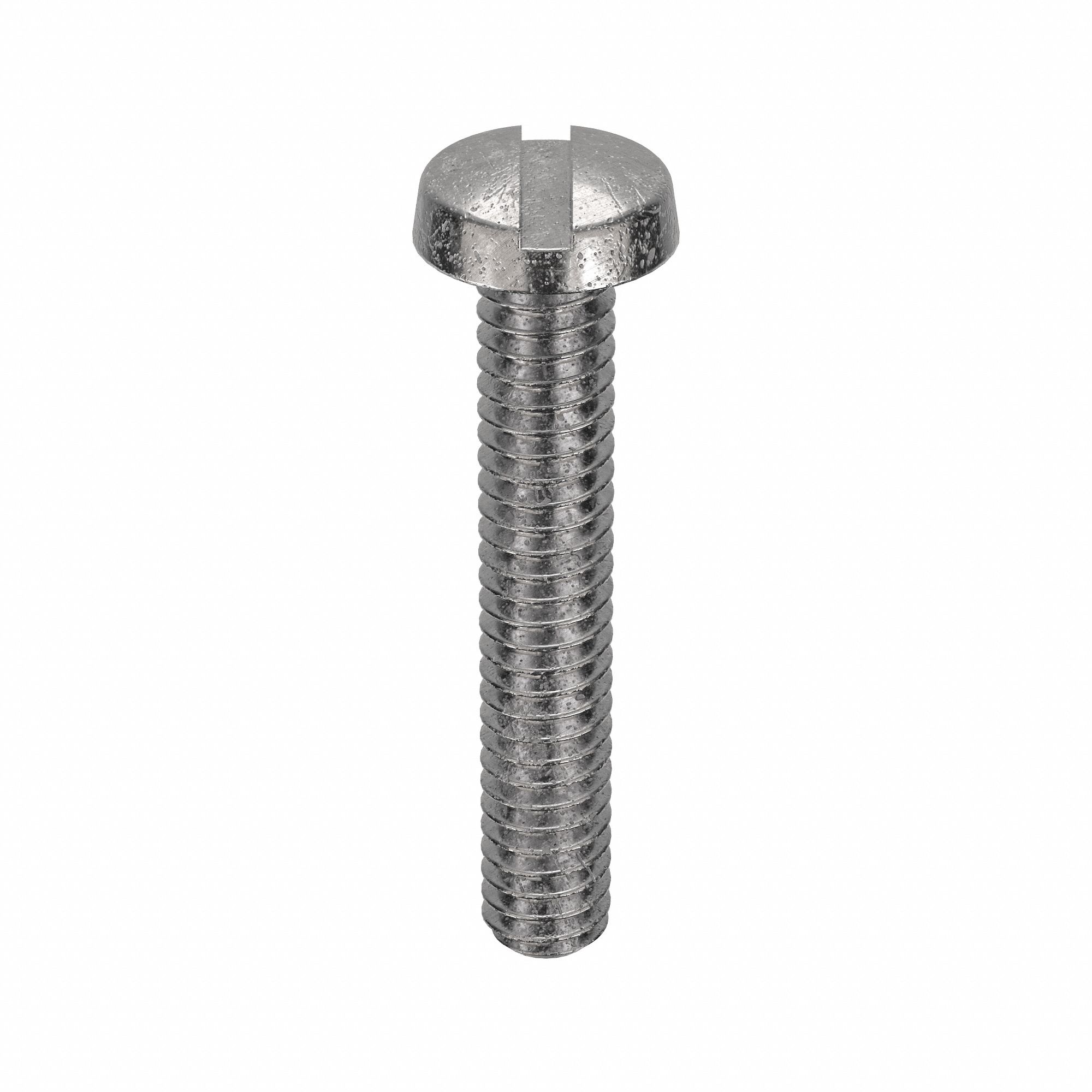 MACHINE SCREW, M2 THREAD, 12MM L, 18-8 STAINLESS STEEL, PLAIN FINISH, CHEESE, SLOTTED, 100 PK