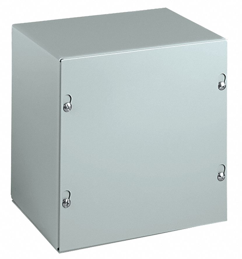 ENCLOSURE, 16 IN NOMINAL H, 16 IN NOMINAL W, 4 IN NOMINAL D, 16 IN OVERALL H, 1, STEEL