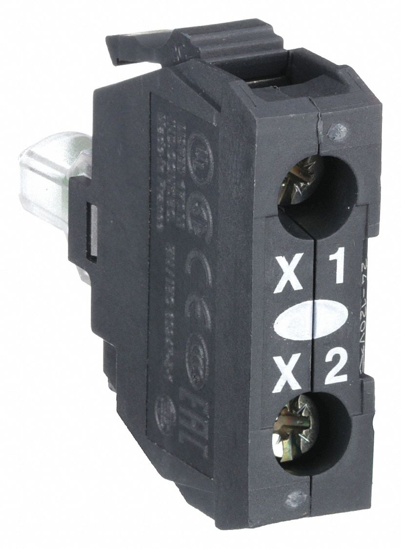 ジミヘン SCHNEIDER ELECTRIC, 22 mm Size, White, Lamp Module - 6HZ44|ZBVB1