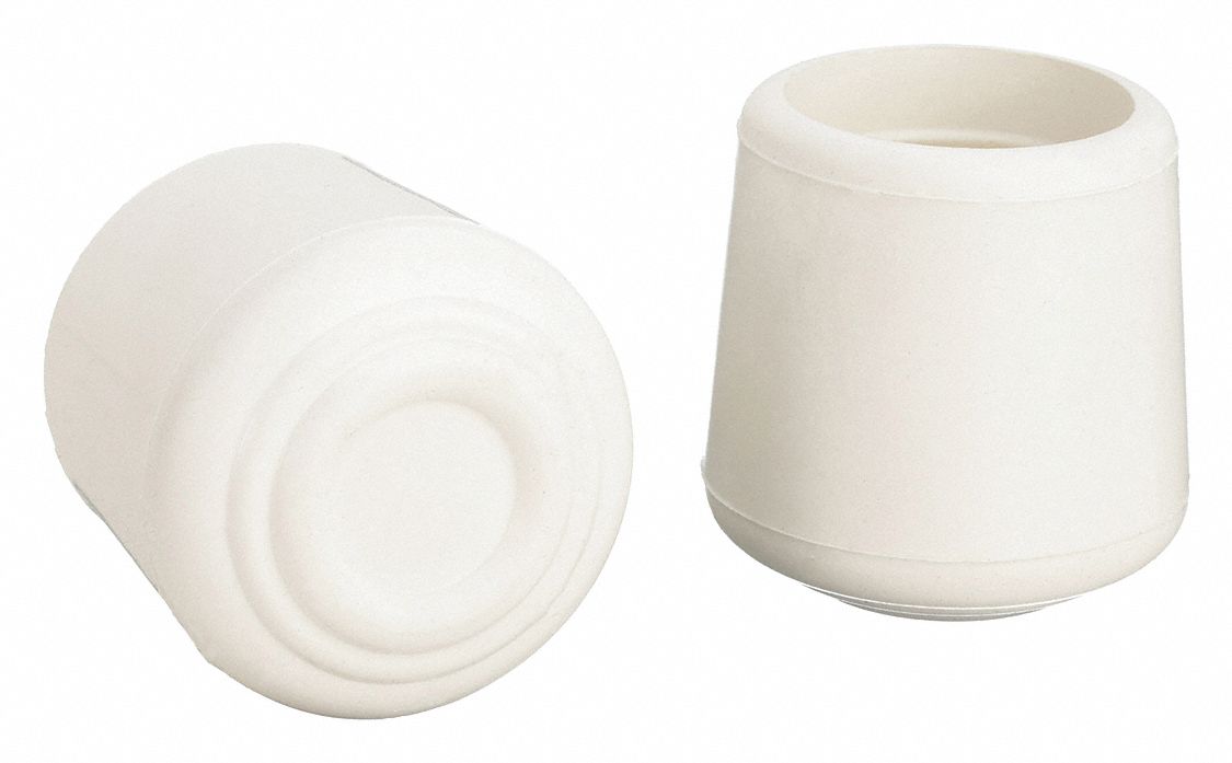 Rubber, Round, Furniture Protective Leg Tips 6J5636J563 Grainger