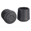 Rubber Protective Leg Tips, Round, Slip-On image