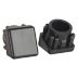 Angled Plastic Protective Leg Tips, Round, Slip-On