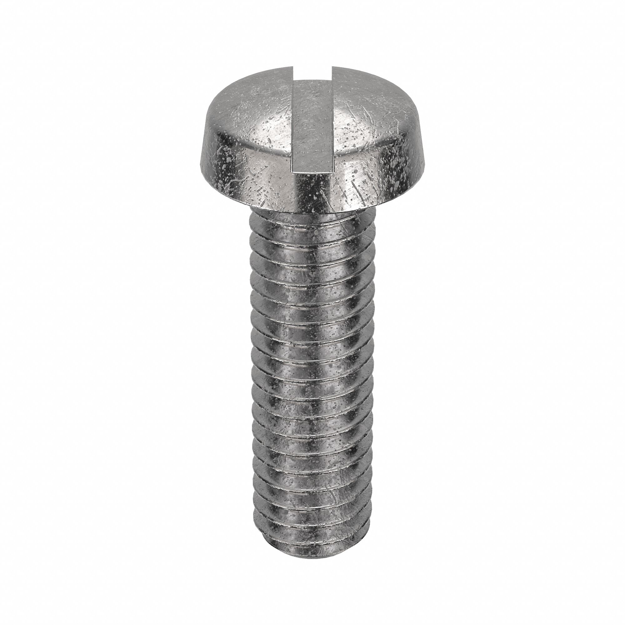 MACHINE SCREW, M4 THREAD, 14MM L, 18-8 STAINLESS STEEL, PLAIN FINISH, CHEESE, SLOTTED, 100 PK