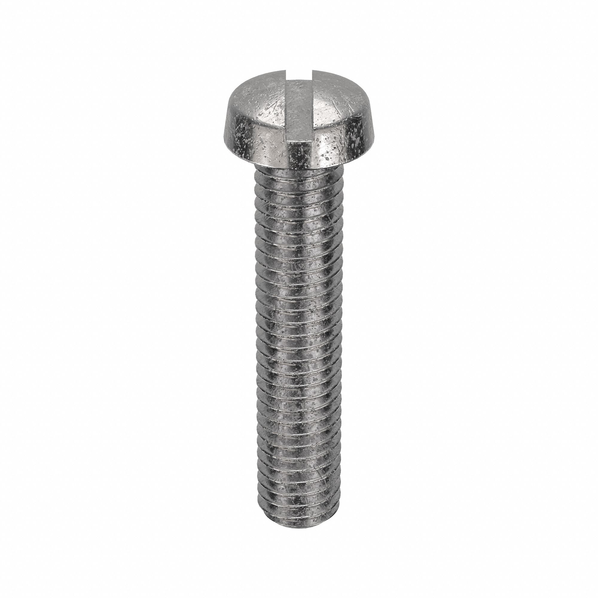 MACHINE SCREW, M6 THREAD, 30MM L, 18-8 SS, PLAIN FINISH, CHEESE, SLOTTED, METRIC, 50 PK