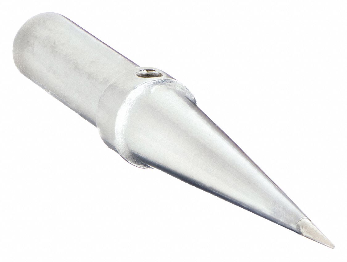 SOLDERING TIP, ET SERIES, LONG CONICAL TIP, 0.4 MM W, 34.5 MM L