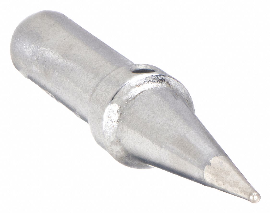 SOLDERING TIP, ET SERIES, CONICAL TIP, 0.8 MM W, 34.5 MM L