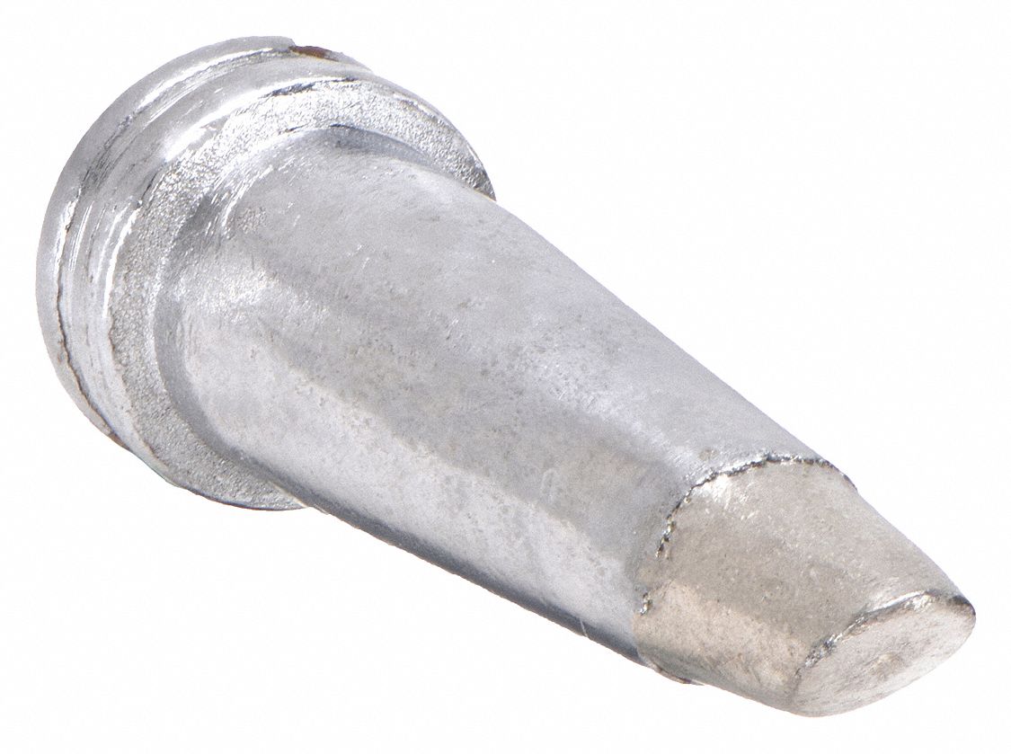 Soldering Tip: LT Series, Bevel, 2.1 mm W, 19 mm Lg