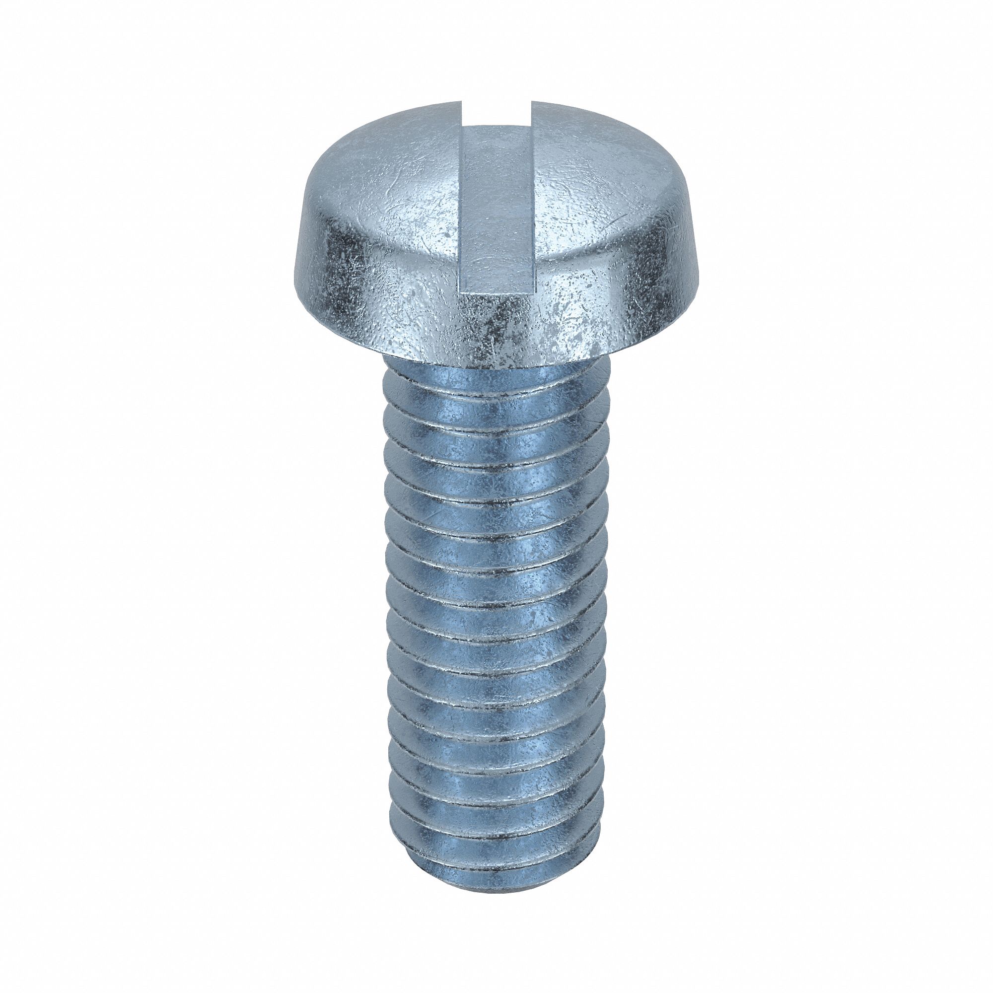 Machine Screw: M4x0.70 Thread Size, 12 mm Lg, Class 4.8, Steel, Zinc-Plated, Cheese, Slotted, 100 PK