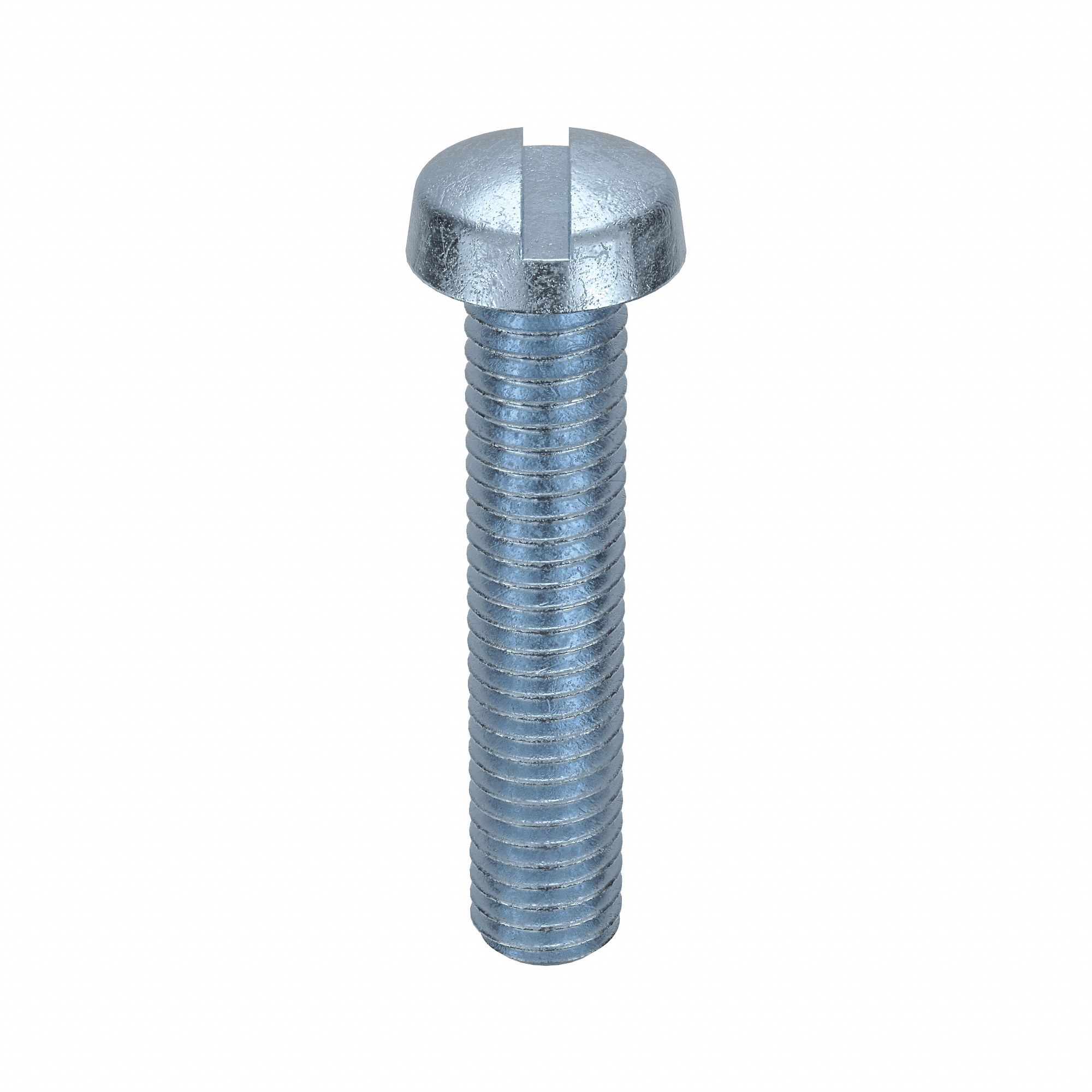 Machine Screw: M5x0.80 Thread Size, 25 mm Lg, Class 4.8, Steel, Zinc-Plated, Cheese, Slotted, 100 PK