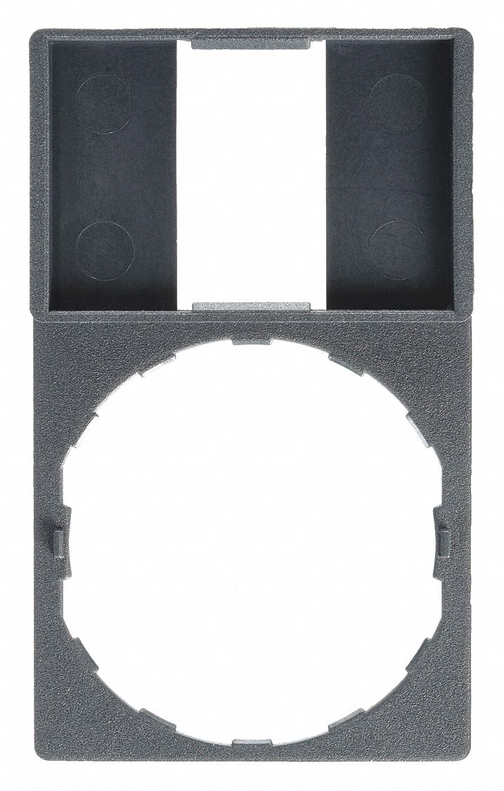 SUPPORT DE PLAQUE SIGNALÉTIQUE, PLASTIQUE, 1,97 PO LARGEUR