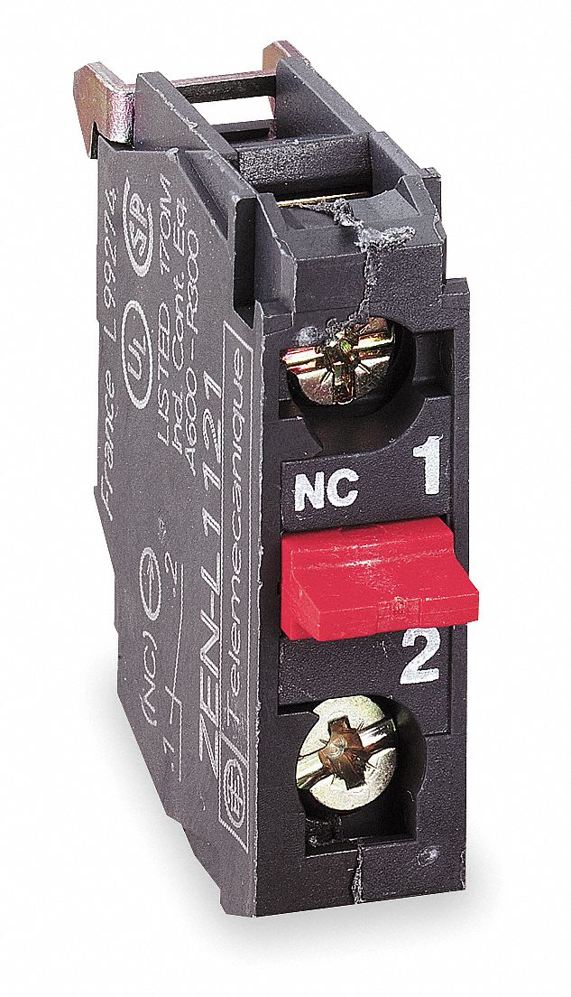 CONTACT BLOCK, 22 MM PANEL MOUNTING SIZE, 1NC, MOMENTARY, XA SERIES