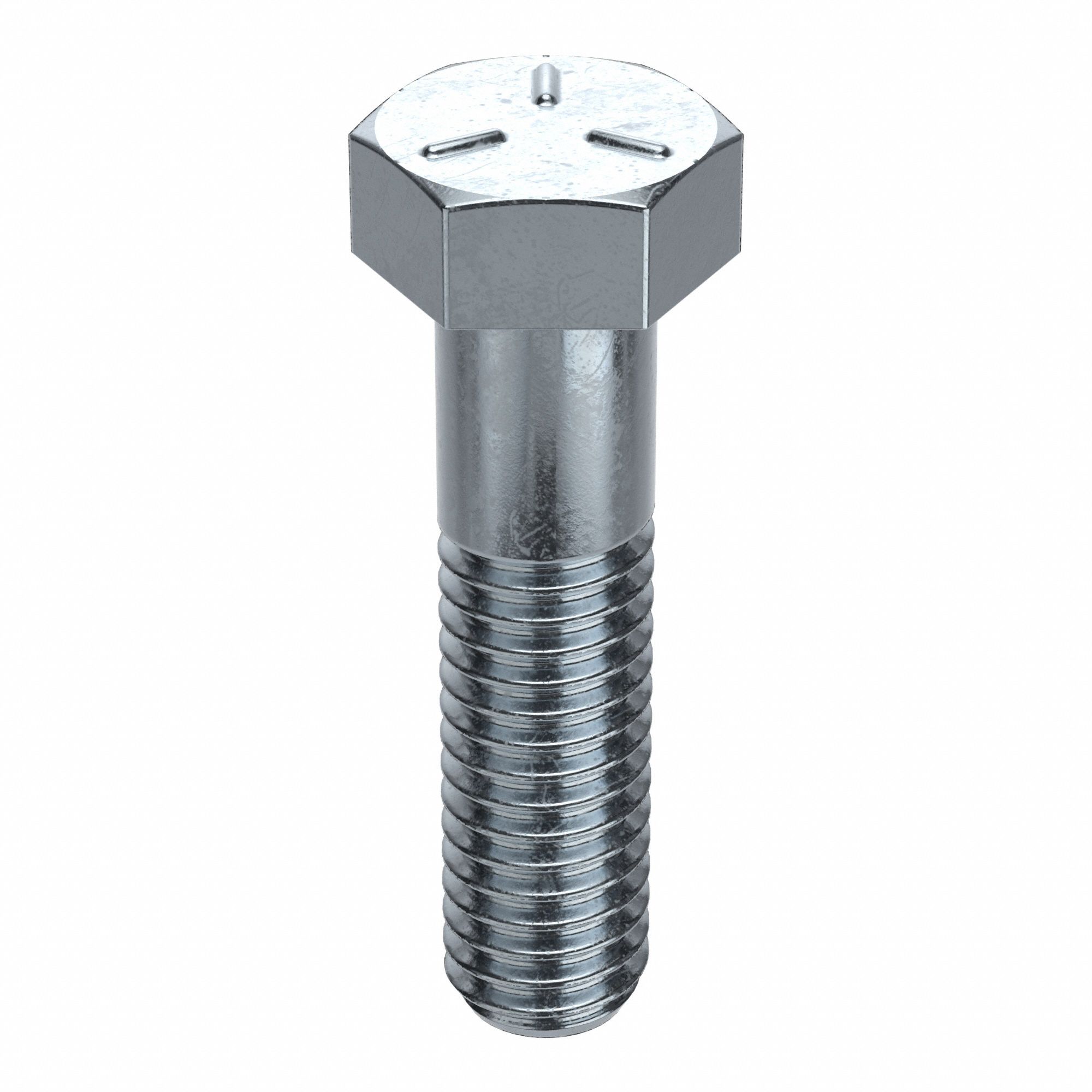 HEX HEAD CAP SCREW, STEEL, GRADE 5, ZINC PLATED, ⅜