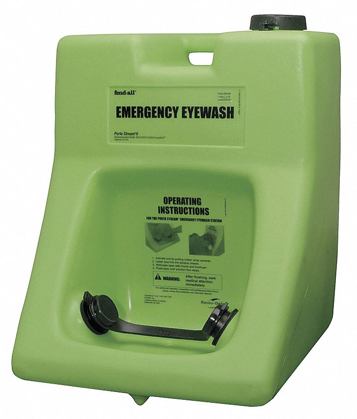 6JD87 - Eye Wash Station Green