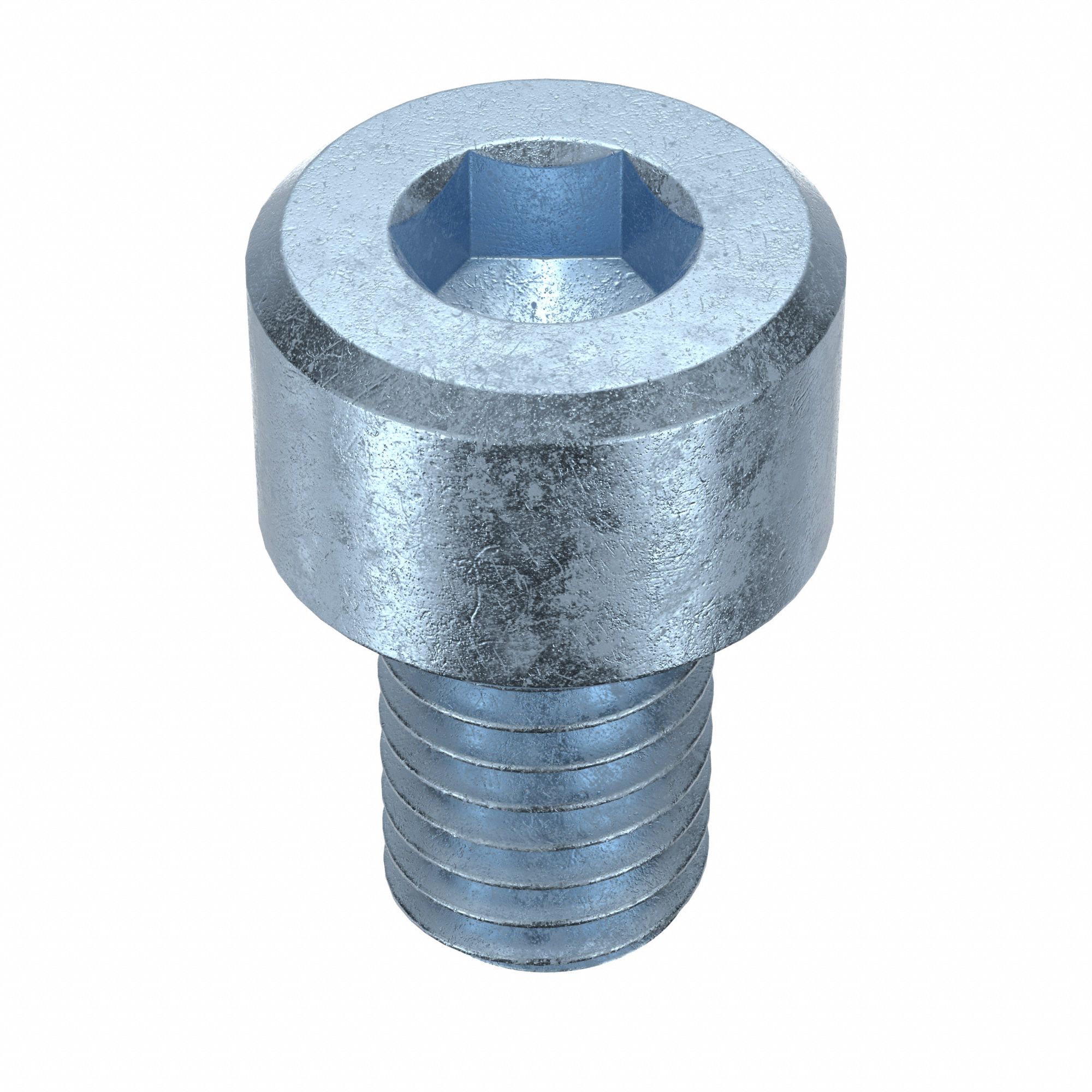 Socket Head Cap Screw: M8x1.25 Thread Size, 12 mm Lg, Std, Zinc Plated, Alloy Steel, 100 PK