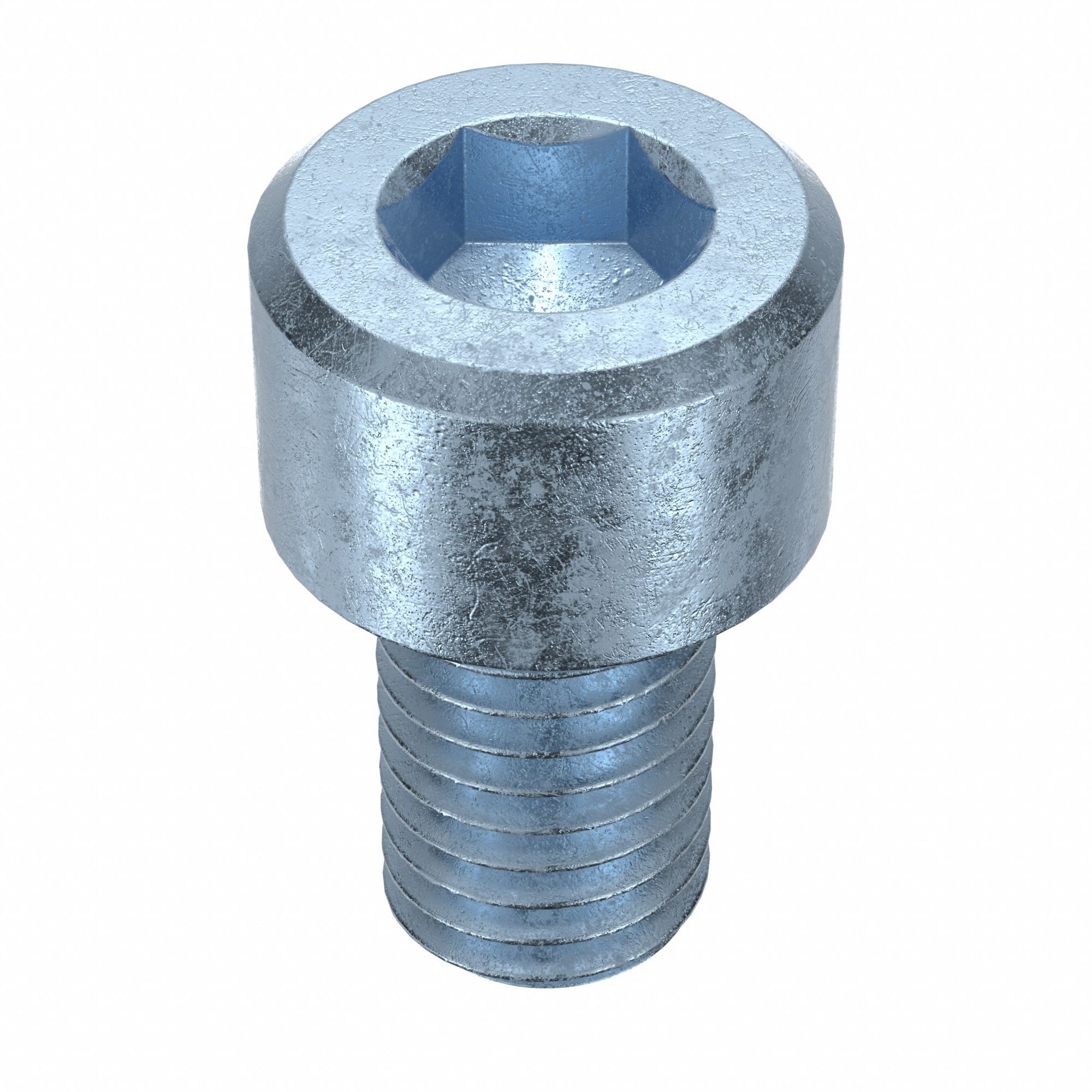 Socket Head Cap Screw: M10x1.50 Thread Size, 16 mm Lg, Std, Zinc Plated, Alloy Steel, 25 PK