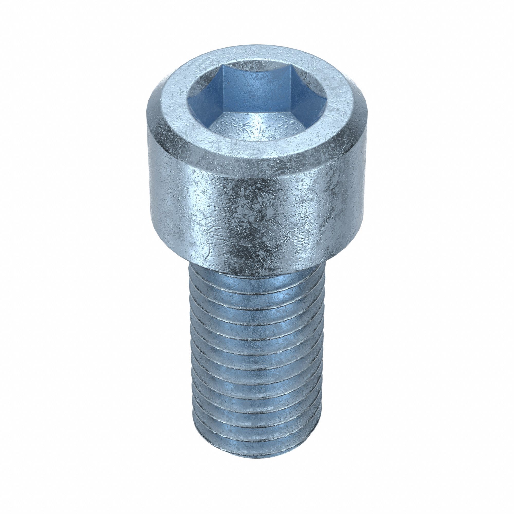 Socket Head Cap Screw: M12x1.75 Thread Size, 25 mm Lg, Std, Zinc Plated, Alloy Steel, 100 PK