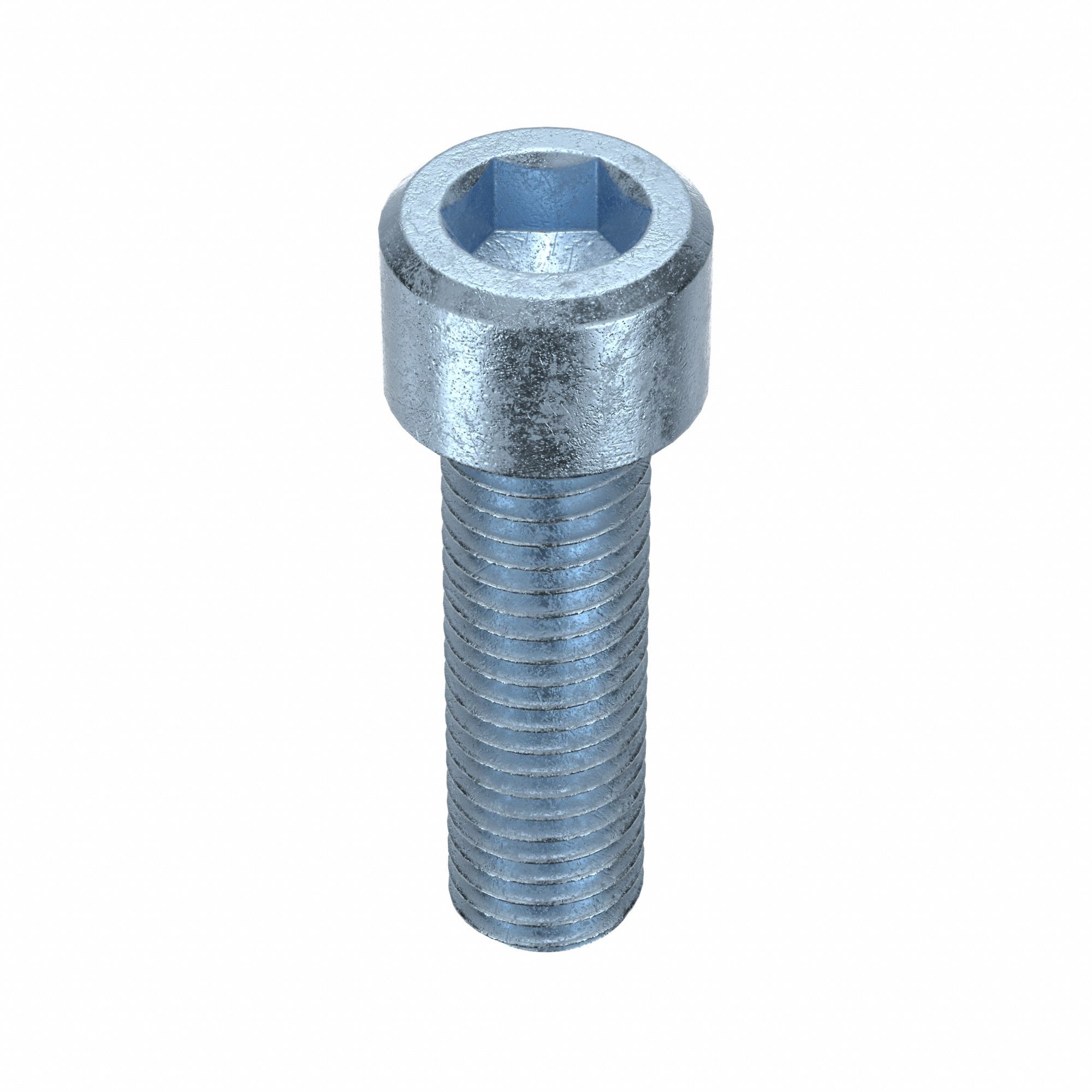 Socket Head Cap Screw: M12x1.75 Thread Size, 40 mm Lg, Std, Zinc Plated, Alloy Steel, 50 PK
