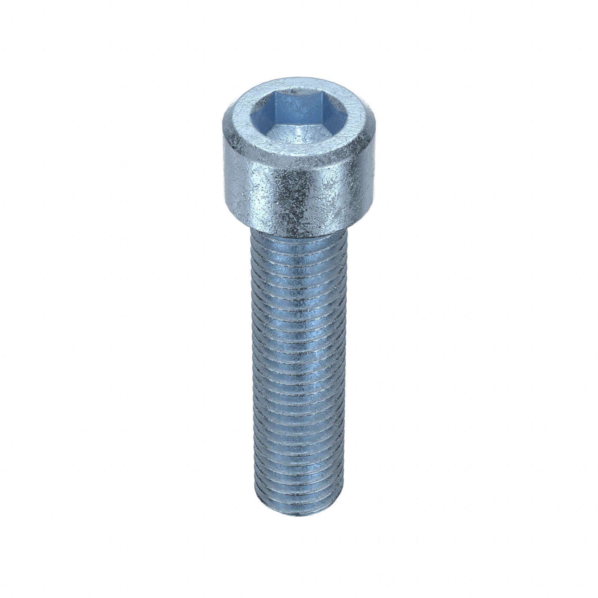 Socket Head Cap Screw: M12x1.75 Thread Size, 50 mm Lg, Std, Zinc Plated, Alloy Steel, 50 PK