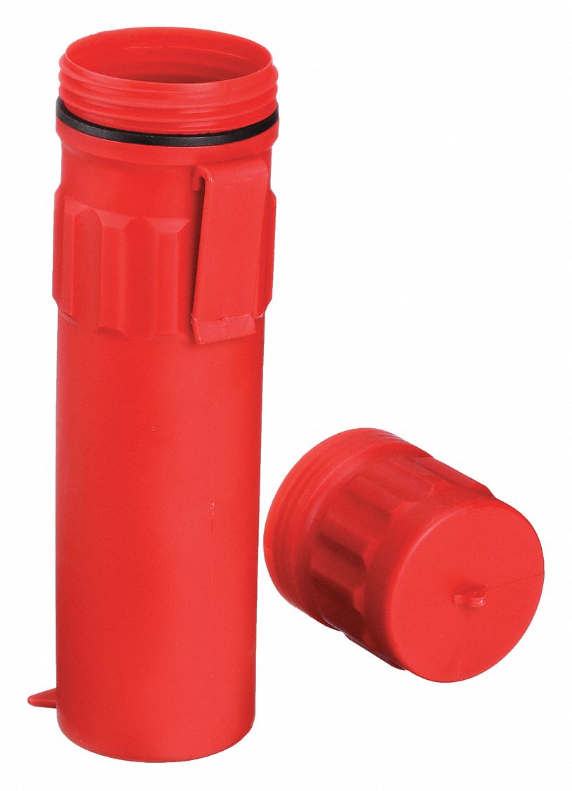 LINCOLN ELECTRIC, 14 in Max Electrode Lg, Red, Electrode Storage