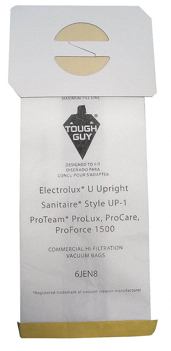 Vacuum Bag: Bissell®/Electrolux/Perfect/ProTeam/Pullman Holt/Sanitaire, Dry, Paper