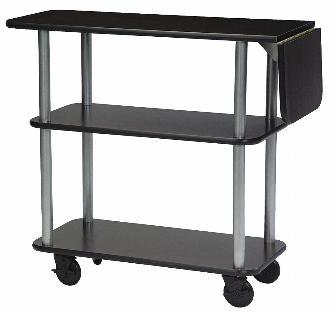 Service Cart: 300 lb Load Capacity, 35 1/4 in Overall Ht