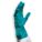 CHEMICAL RESISTANT GLOVES, 15 MIL, 13 IN LENGTH, DIAMOND, SIZE 9, GREEN