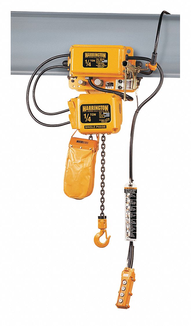 HARRINGTON, H4 Heavy Duty, Motorized Trolley, Electric Chain Hoist