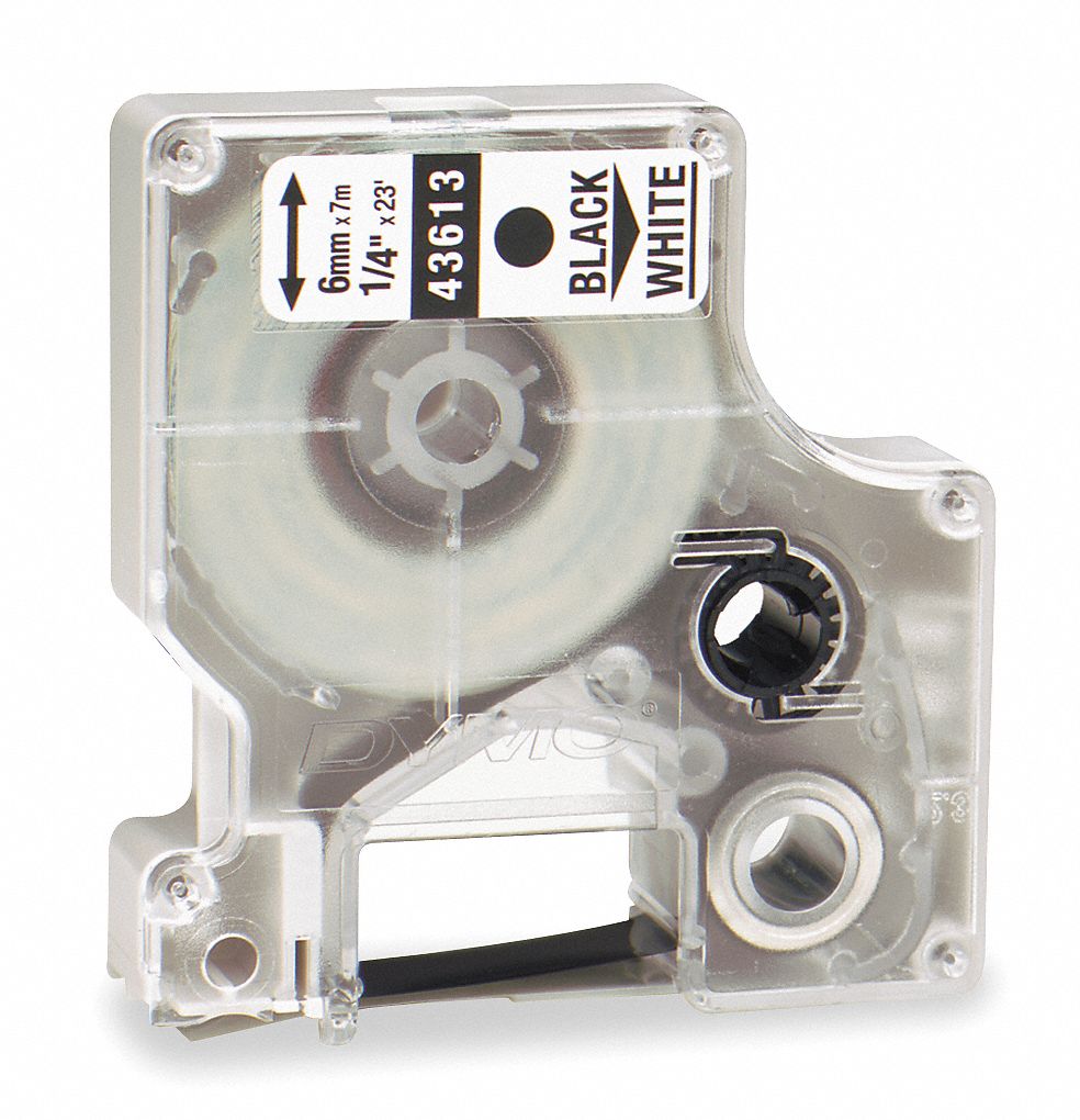 DYMO Label Tape Cartridge, Label Type Indoor/Outdoor 6JG3743613