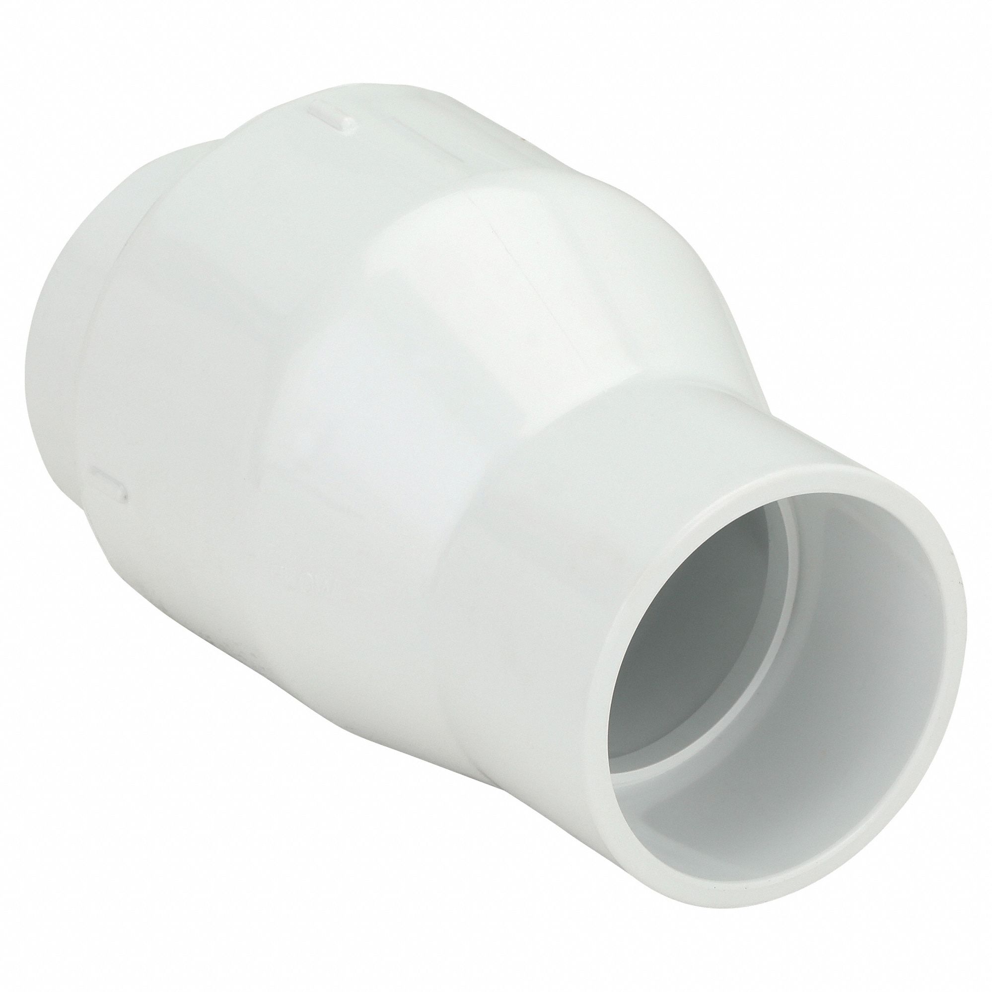 FULL FLOW CHECK VALVE, 9.625 IN OVERALL LENGTH,3 IN,SOLVENT WELD,PVC