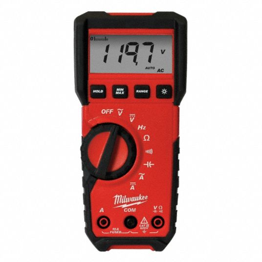 MILWAUKEE MILWAUKEE (R) 221620 Series, Full Size Basic Features, Digital Multimeter 6JHY3
