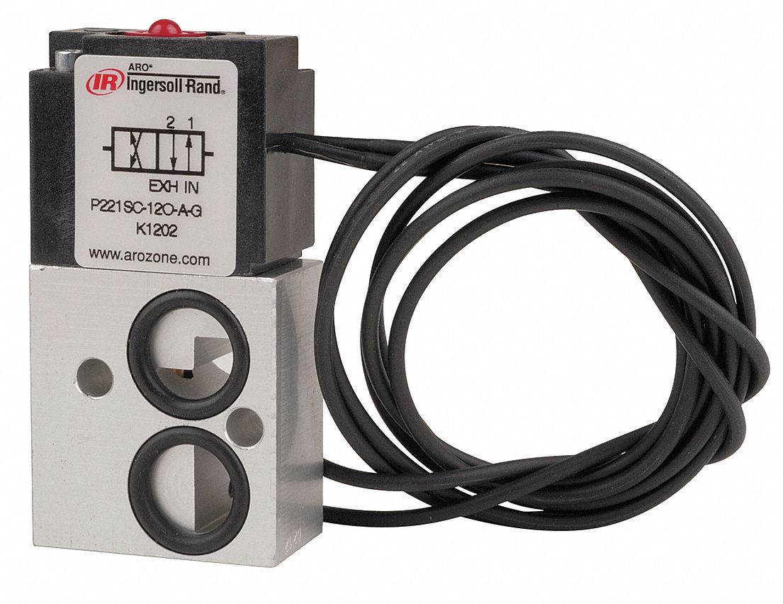 ARO A213SS-120-A Solenoid Air Control Valve,3/8 In,120VAC – Fluid - View #8