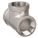 TEE: 316 STAINLESS STEEL, 2 IN X 2 IN X 2 IN FITTING, FEMALE NPT X FEMALE NPT X FEMALE NPT