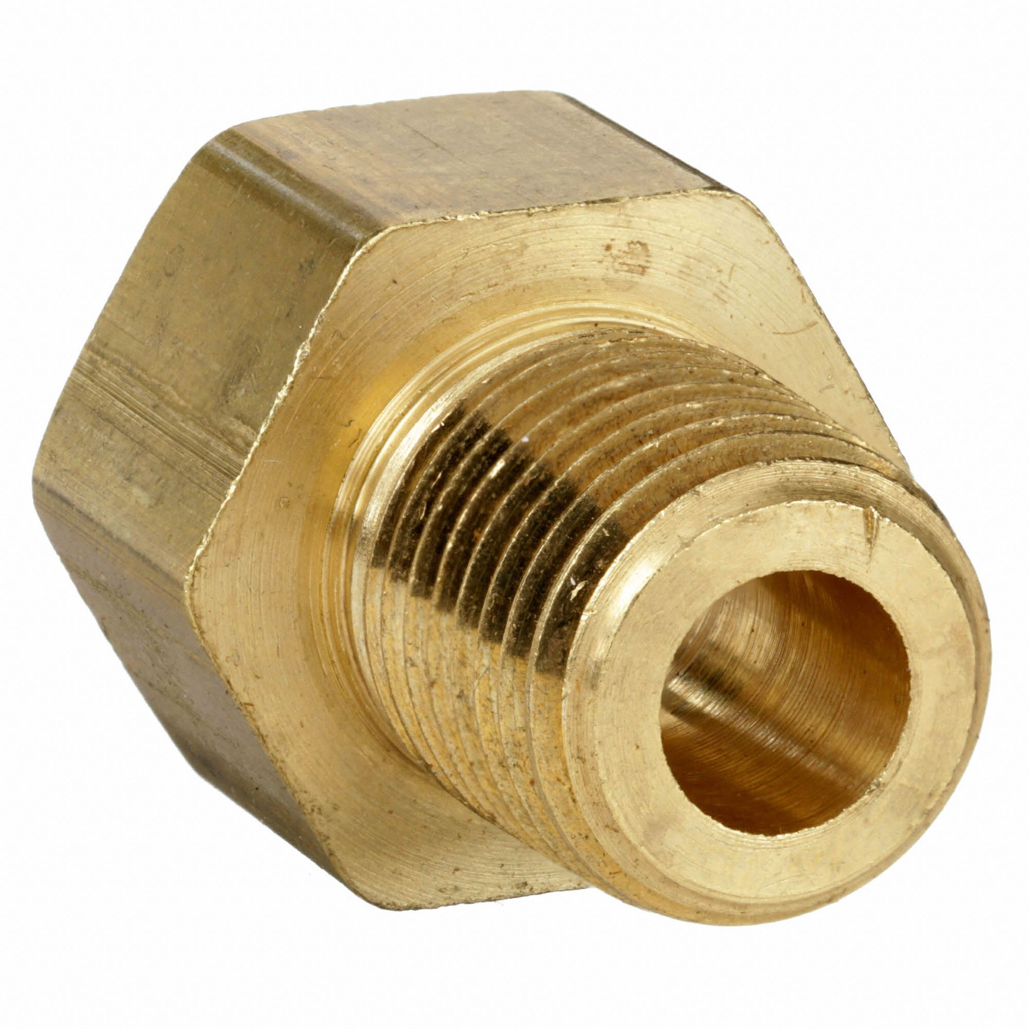 48Ifhd-5-2 1/8 Mnps X 5/16 Flare Brass Connector 10Pk 