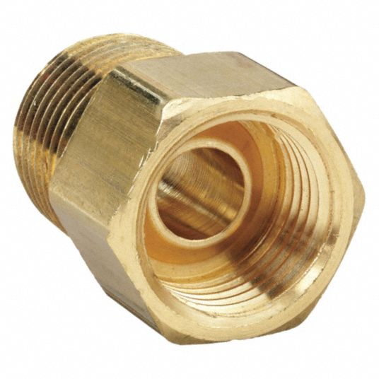 For 1/2 in Tube OD, 1/2 in Pipe Size, Male Connector - 6JLF7