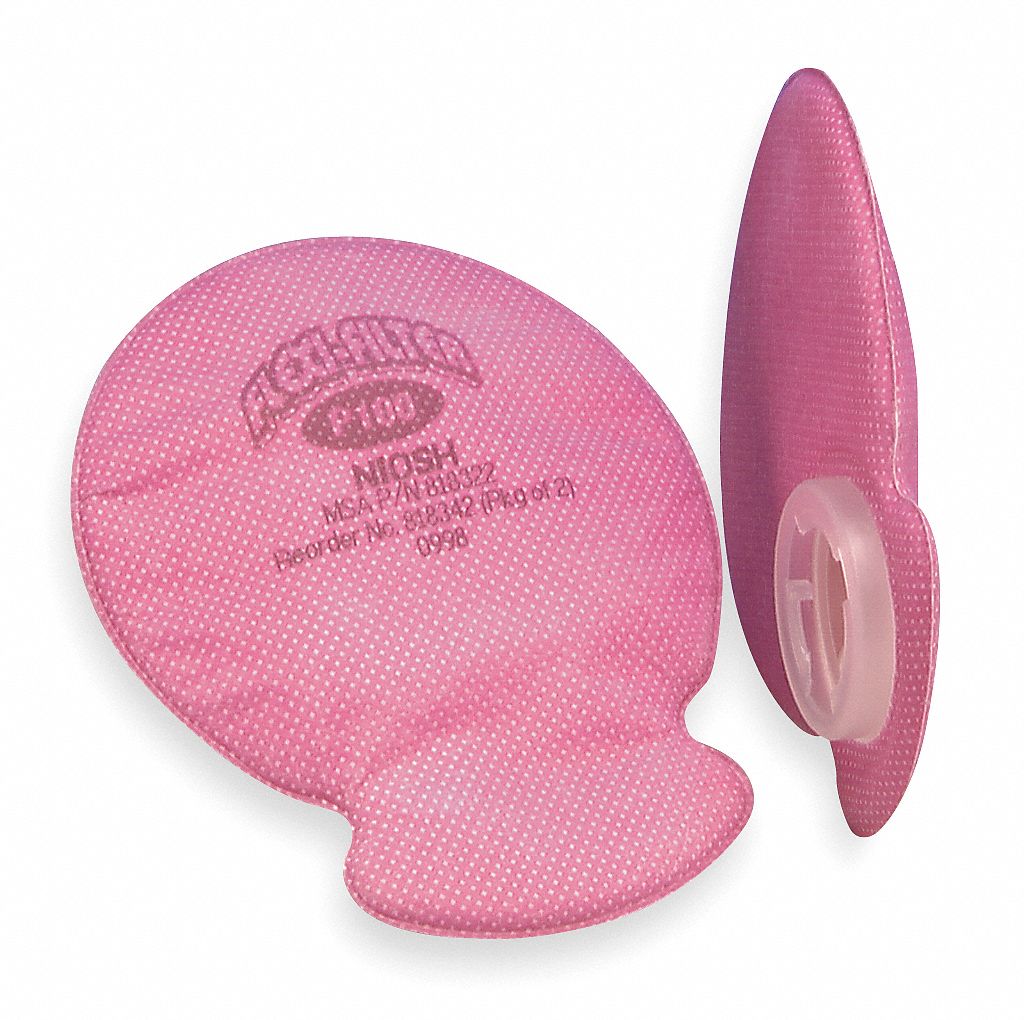 FLEXI-FILTER PAD, P100, NIOSH, MAGENTA, BAYONET, FOR ADVANTAGE RESPIRATORS, 2PK