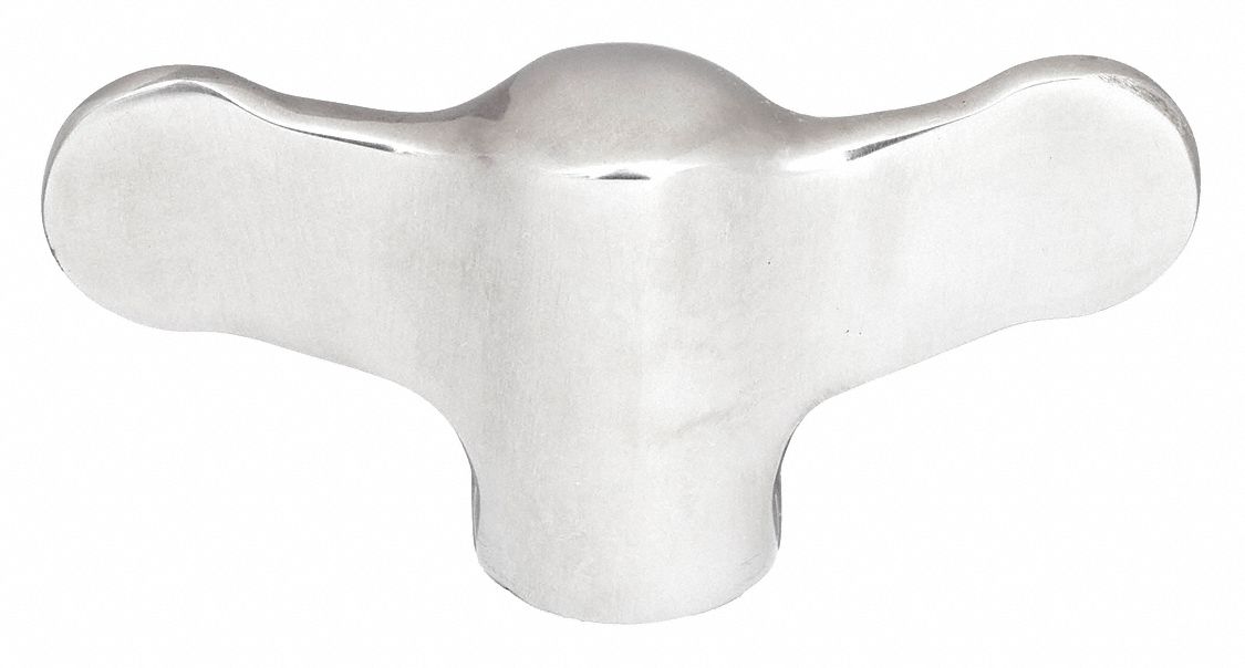KIPP, Wing, Stainless Steel, Hand Knob 6JTA4K0273.2A3 Grainger