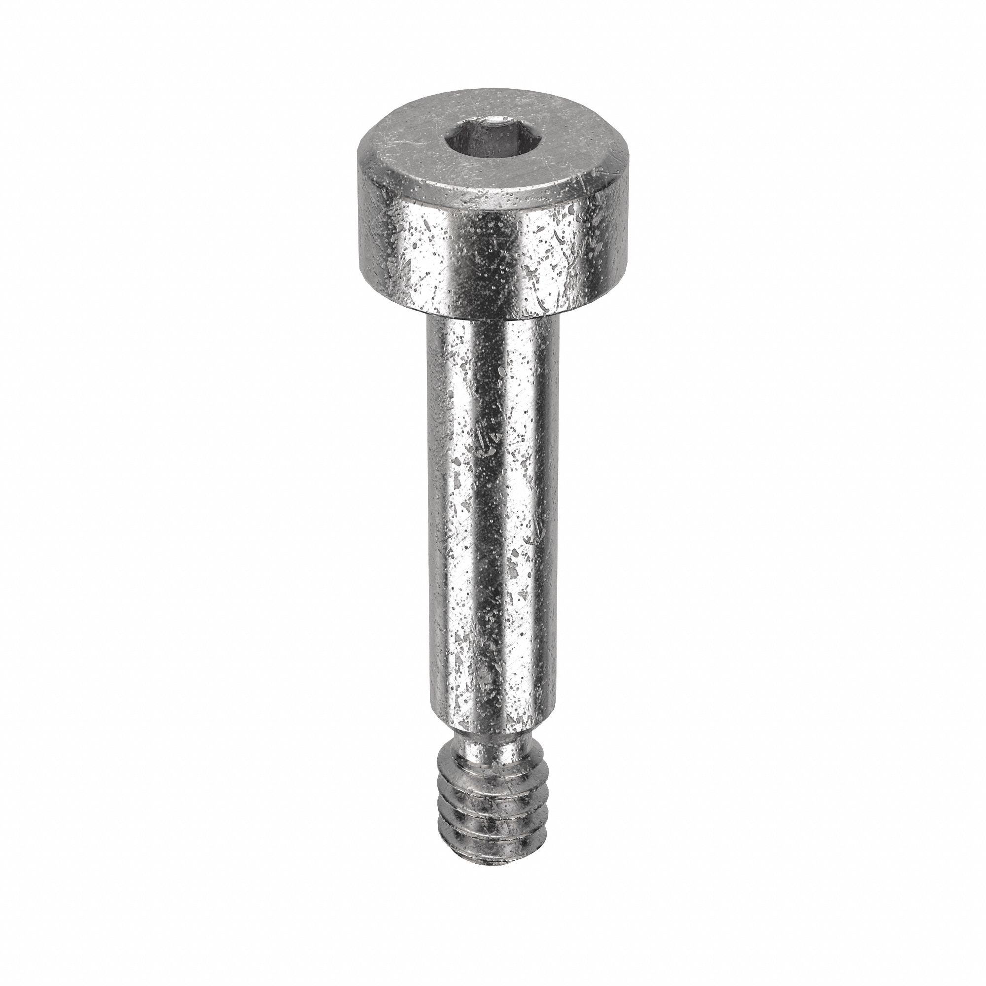 Shoulder Screw: Precision, 4-40 Thr Size, 5/32 in Thr Lg, 1/2 in Shoulder Lg, Std, Plain, 10 PK