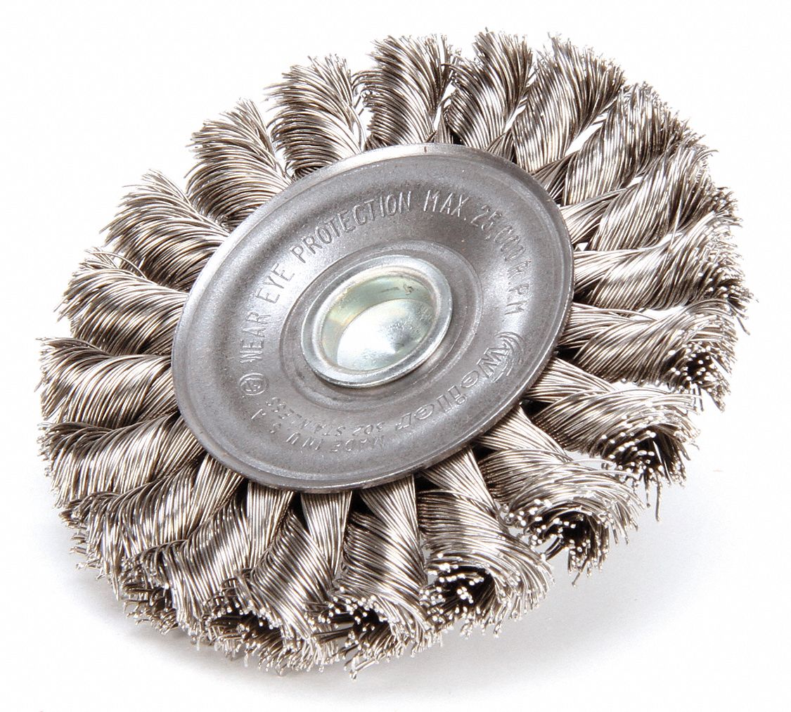Knot Wire Wheel Brush Stem 3-1/4 In.